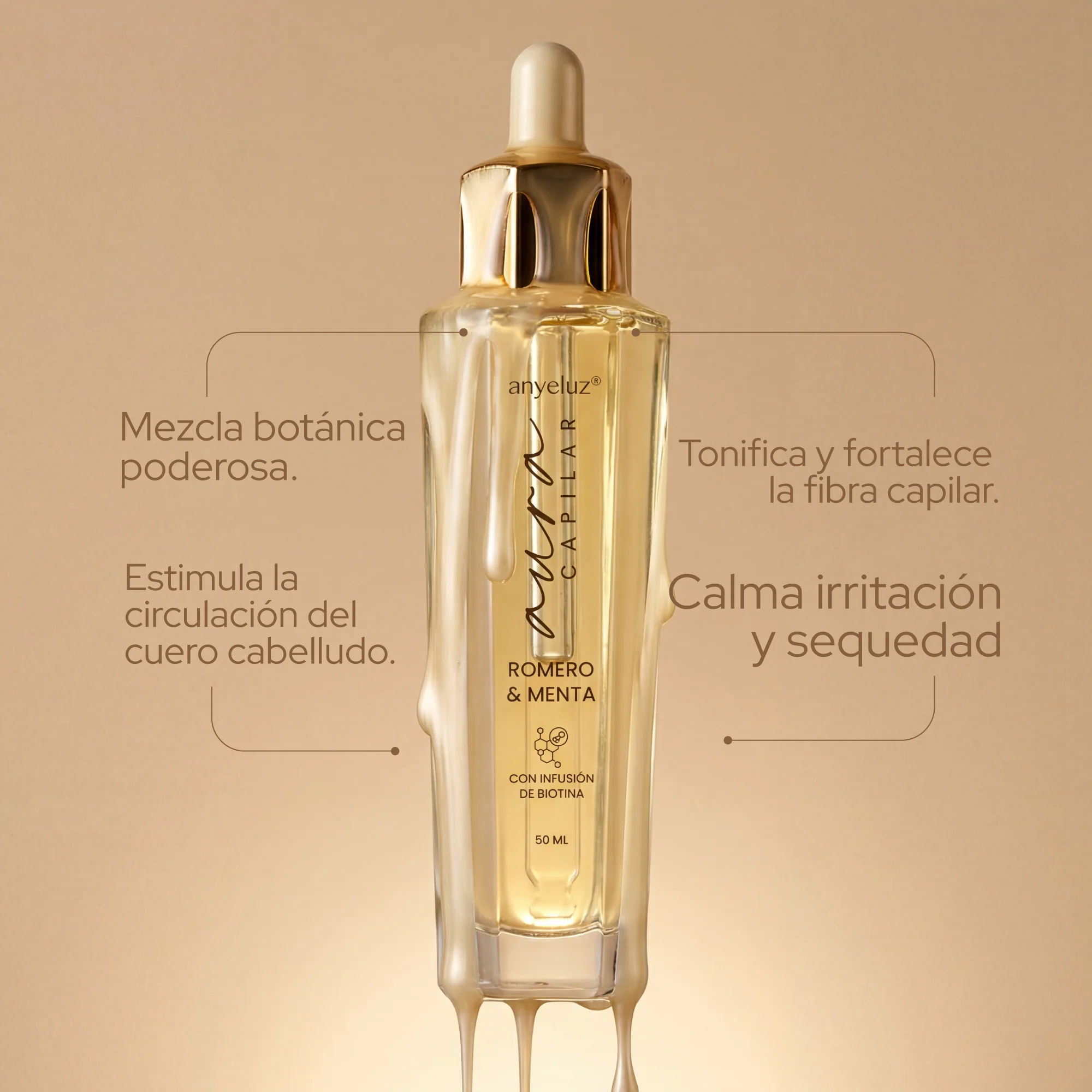 ACEITE CAPILAR CON ROMERO Y MENTA - Image 3