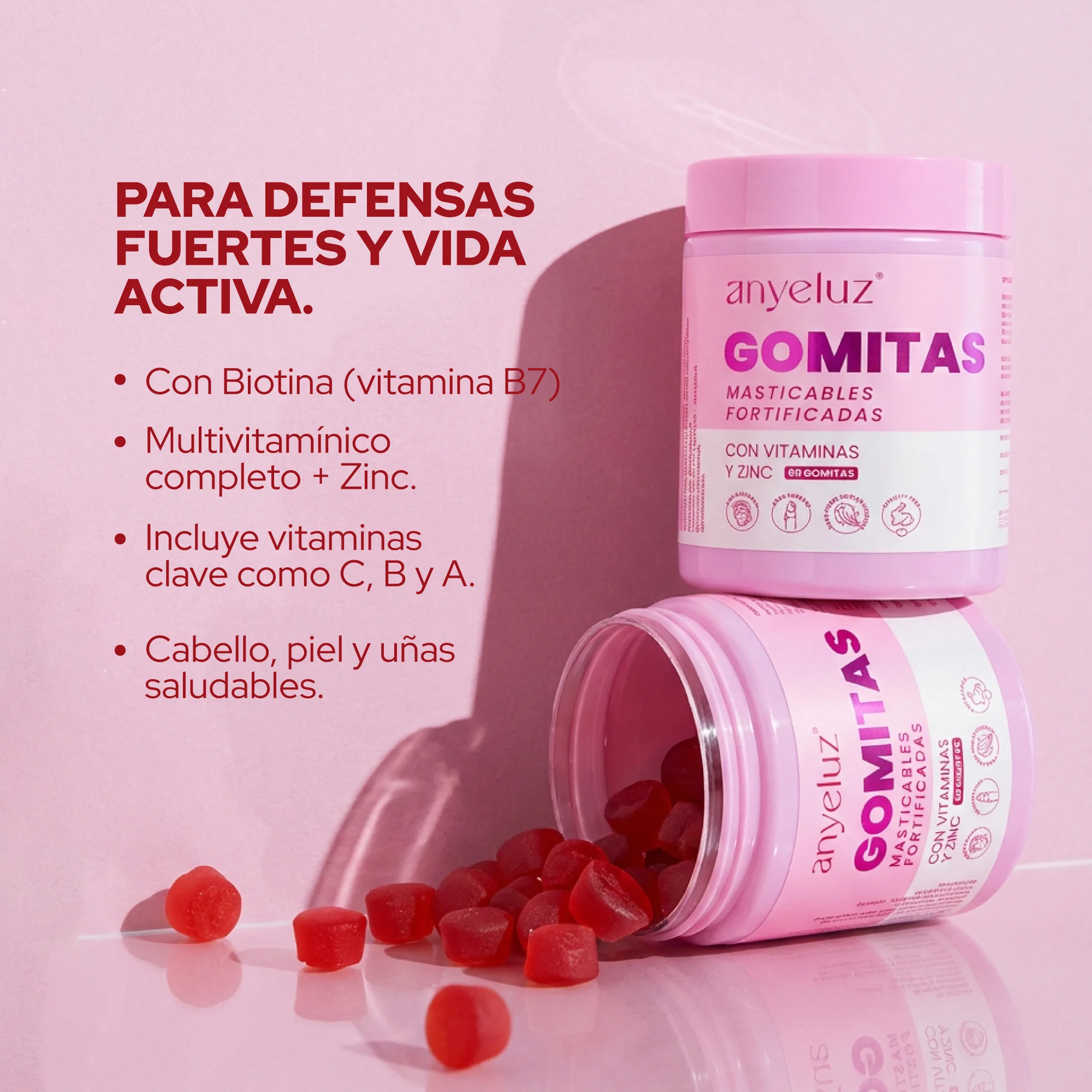 GOMITAS DE BIOTINA FORTIFICADAS - Image 3