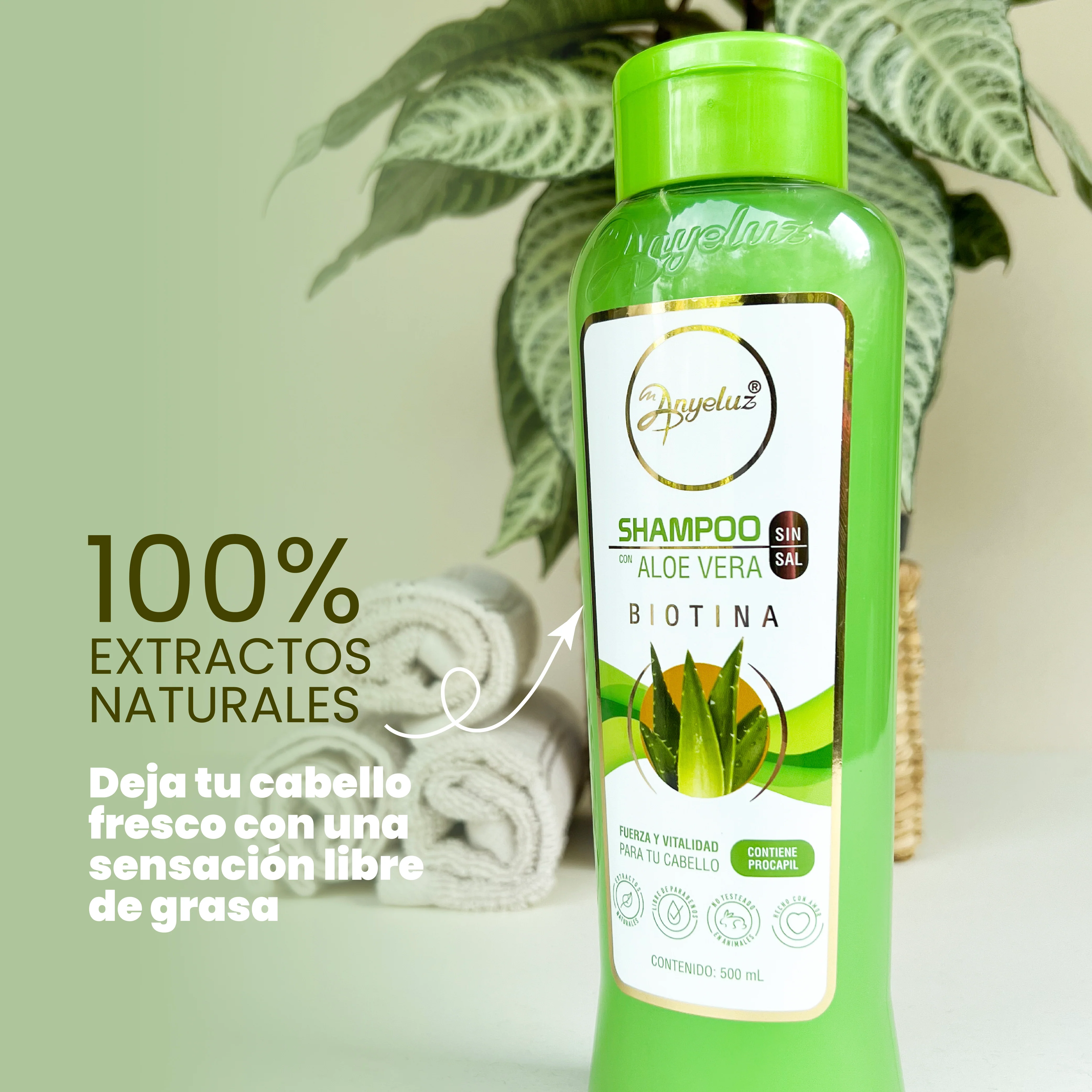 SHAMPOO ALOE VERA ANYELUZ - Image 6