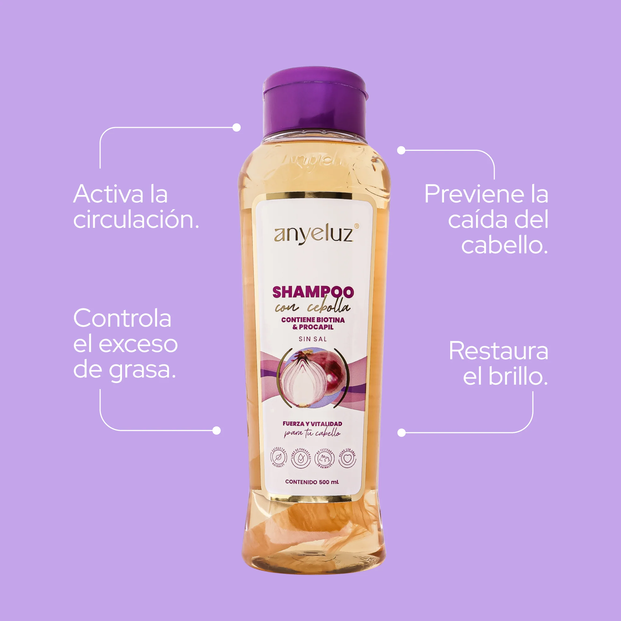 SHAMPOO DE CEBOLLA ANYELUZ - Image 4