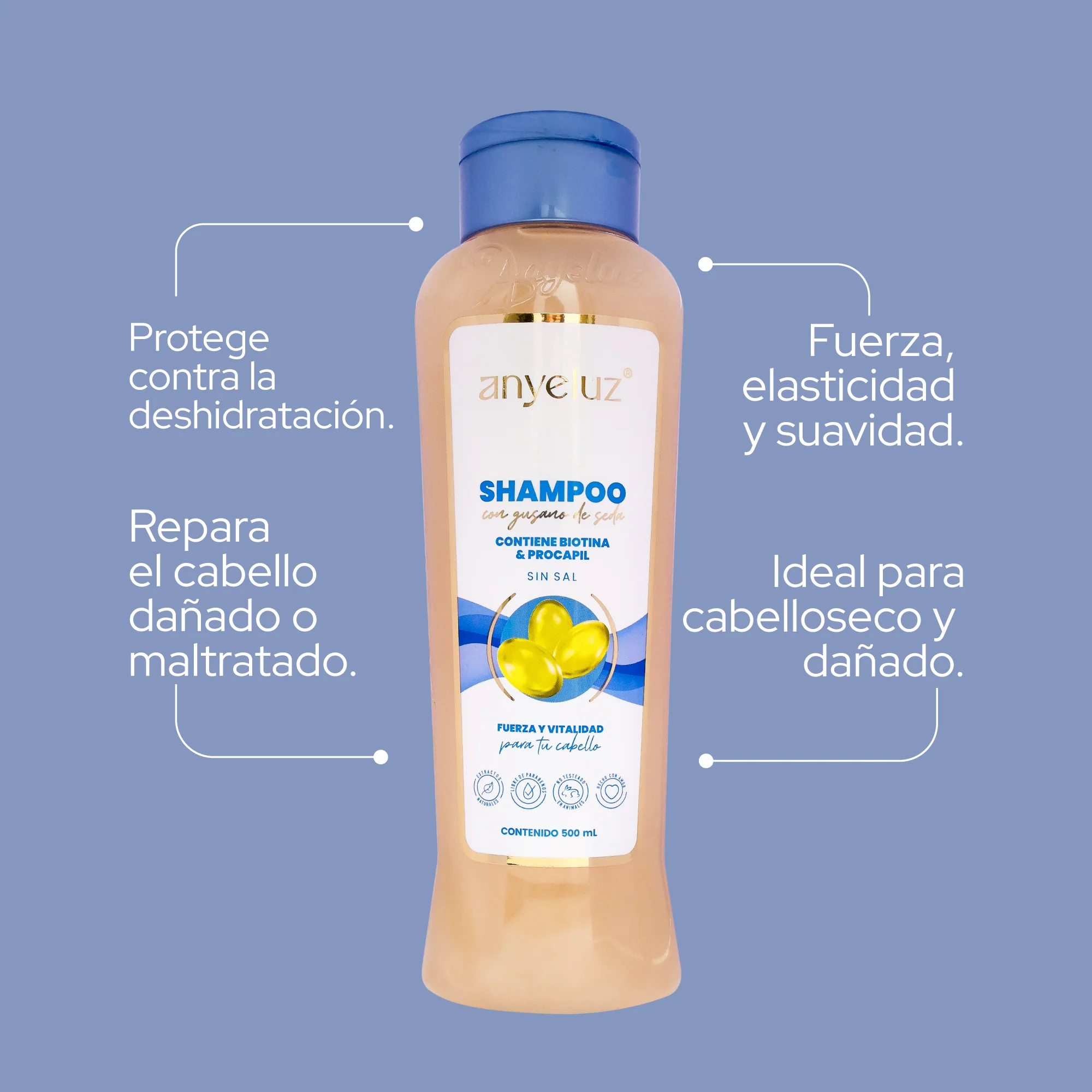 SHAMPOO GUSANO DE SEDA ANYELUZ - Image 4